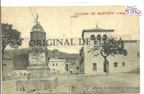 Postcards: (PS-29764)POSTAL DE CALDAS DE MONTBUY-PLAZA BOET