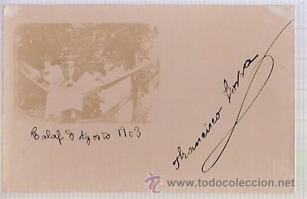 Postales: ANTIGUA POSTAL CALAF ESCRITA 1903 - Foto 1