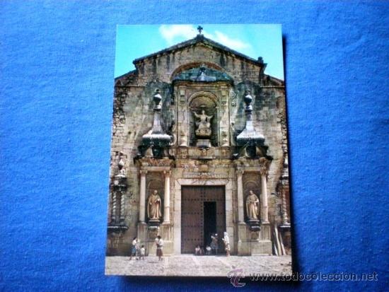 Cartes Postales: POSTAL REAL MONASTERIO DE POBLET FACHADA DE LA IGLESIA NO CIRCULADA