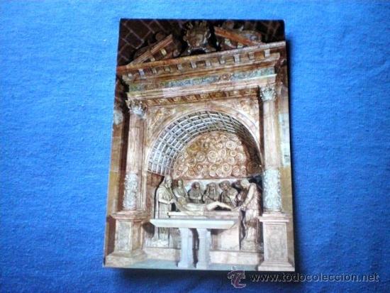 Cartes Postales: POSTAL REAL MONASTERIO DE POBLET BASILICA ALTAR SANTO SEPULCRO NO CIRCULADA