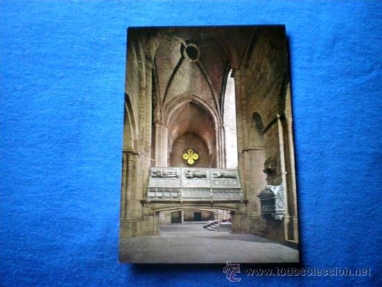 Cartes Postales: POSTAL REAL MONASTERIO DE POBLET IGLESIA CRUCERO Y TUMBAS REALES NO CIRCULADA