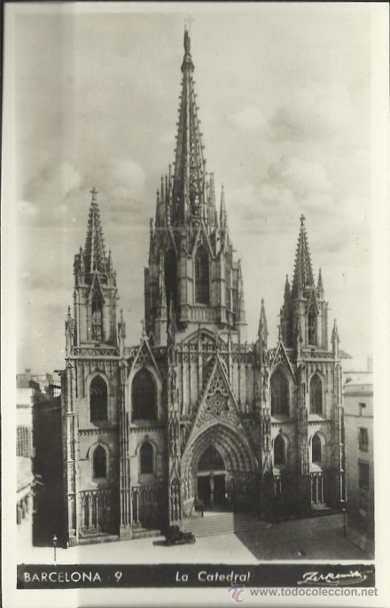 Postales: BARCELONA CATEDRAL SIN ESCRIBIR - Foto 1