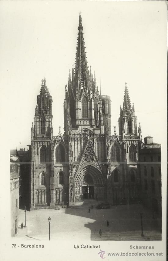 Postales: BARCELONA LA CATEDRAL SIN ESCRBIR - Foto 1