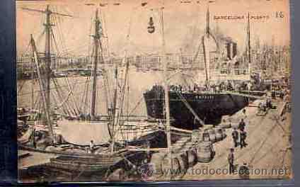 Postales: TARJETA POSTAL DE BARCELONA - PUERTO. - Foto 1
