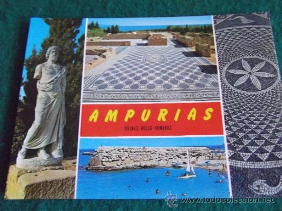 Postais: GIRONA-V7-NO ESCRITA-AMPURIAS