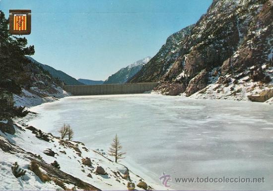 Postales: vall de bohi - presa i llac cavallers - n&ordm; 5759 - ed. esc.oro - sin circular - a&ntilde;o 1970 - x