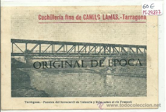 Postcards: (PS-29877)POSTAL PUBLICITARIA DE TARRAGONA-CUCHILLERIA FINA DE CAMILO LAMAS