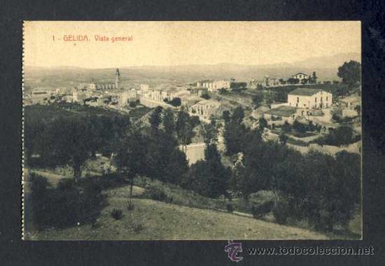 Postales: Postal de GELIDA: Vista general (Thomas num. 1) - Foto 1