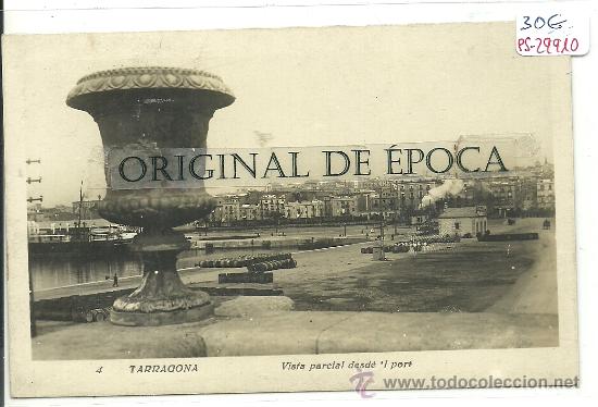 Postkarten: (PS-29910)POSTAL FOTOGRAFICA DE TARRAGONA-VISTA PARCIAL DESDE L&acute;PORT