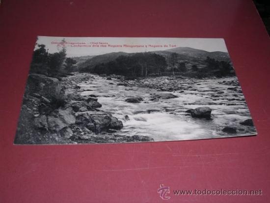 Postkarten: N&ordm;6 CONFUENCIA DELS RIUS NOGUERA RIVAGORSANA Y NOGUERA DE TORT ,COL. RIVAGORSANA -CLIXE SAURA ,CIRCU