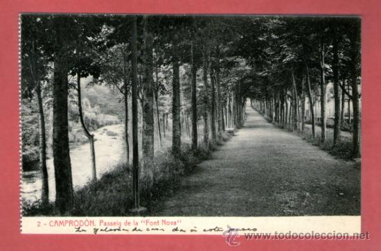 Postales: CAMPRODON PASSEIG DE LA FONT NOVA - Edici&oacute;n THOMAS - POSTAL - Foto 1