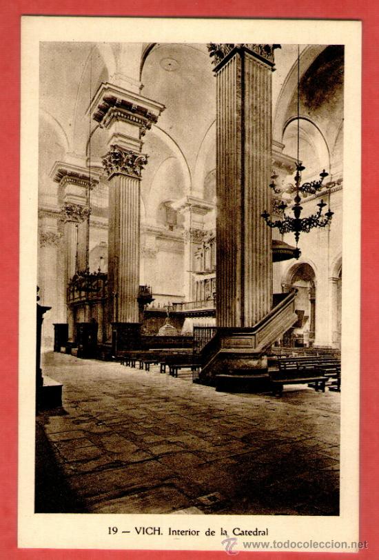 Postales: VICH INTERIOR DE LA CATEDRAL - Edici&oacute;n MUMBRU - POSTAL - Foto 1