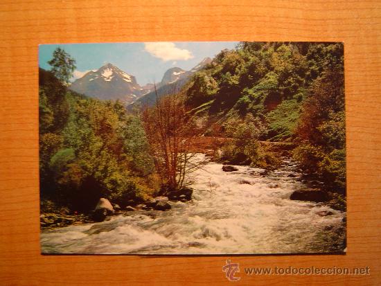 Postcards: POSTAL PIRINEOS DE LERIDA EL VALLE DE ARAN PAISAJE DEL&acute; ARTIGA DE LIN SIN CIRCULAR