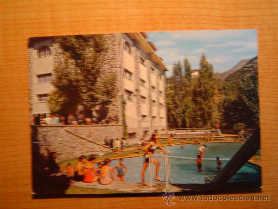 Postales: POSTAL PIRINEOS DE LERIDA EL PALLARS VALLE DE CAPDELLA MOLINOS PISCINA DE LA COLONIA INFANTIL  FECSA