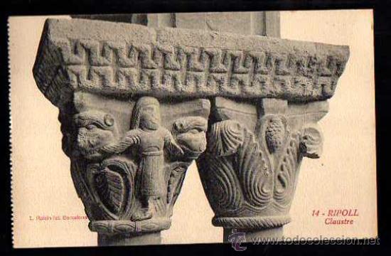 Postales: Ripoll. claustre L. Roisin. No circulada. - Foto 1