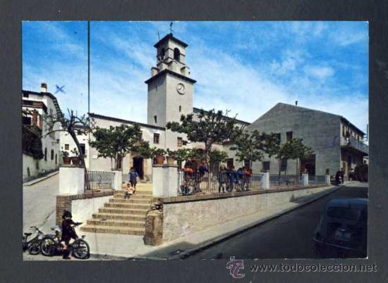 Postales: Postal de VALLBONA D' ANOIA: Esgl&eacute;sia Parroquial (Excl.Mas num. 22)