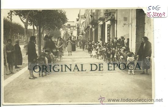 Postkarten: (PS-30009)POSTAL FOTOGRAFICA DE ARENYS DE MAR-FESTIVIDAD 3-12-1929