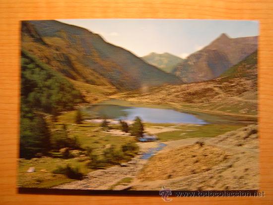 Postales: POSTAL PIRINEOS DE LERIDA ALTO RIBAGORZA VALLE DE BOHI LLAGO LLEBRETA SIN CIRCULAR