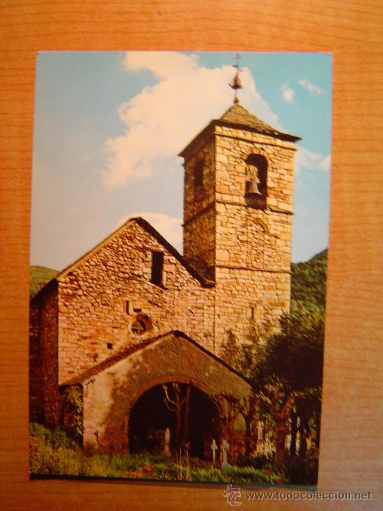 Postales: POSTAL PIRINEOS DE LERIDA  ALTO RIBAGORZA  VALLE DE BOHI IGLESIA ROMANICA DE BARRUERA   SIN CIRCULAR