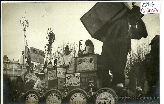 Postcards: (PS-30054)POSTAL FOTOGRAFICA DE BARCELONA-CARNAVAL.PASEO DE GRACIA
