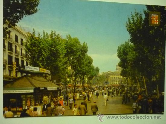 Postales: BARCELONA LAS RAMBLAS - Foto 1