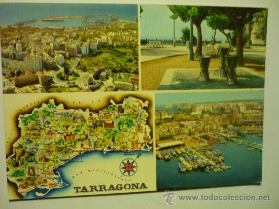 Postales: postal tarragona diversos aspectos y mapa - Foto 1