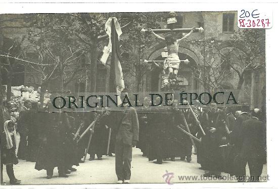 Postcards: (PS-30287)POSTAL FOTOGRAFICA DE ???-PROCESION.FAMILIA GRIFOL