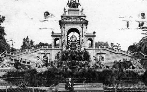 Postales: BARCELONA CASCADA DEL PARQUE CIRCULADA - Foto 1