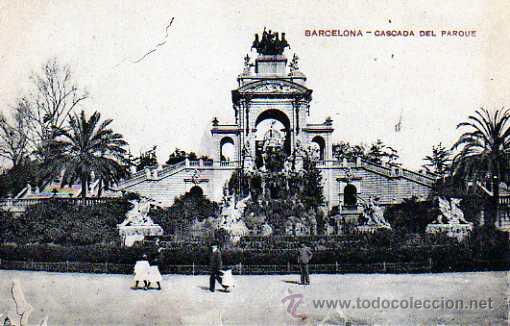 Postales: BARCELONA CASCADA DEL PARQUE CIRCULADA - Foto 1