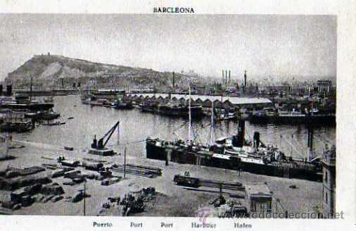 Postales: BARCELONA PUERTO L.ROISIN - Foto 1