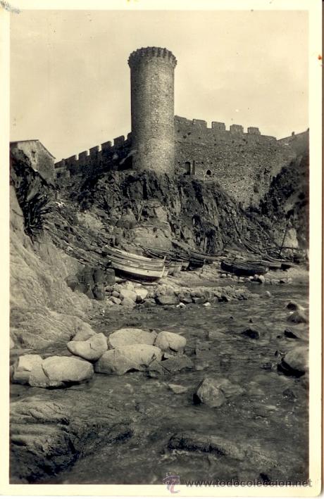 Postales: Tossa de Mar - Costa Brava - Torre y Playa del Codolar - Zerkowitz - Foto 1