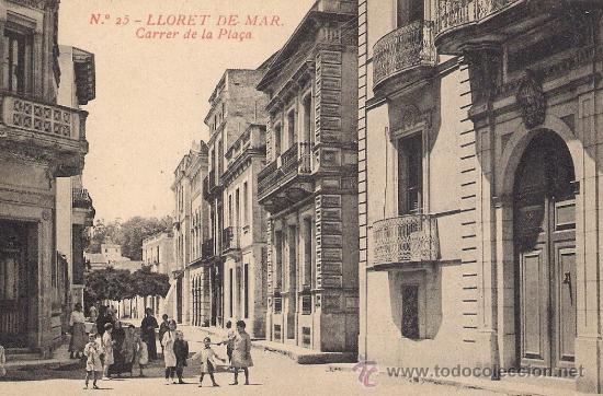 Postales: LLORET DE MAR -  CARRER DE LA PLA&Ccedil;A - Foto 1