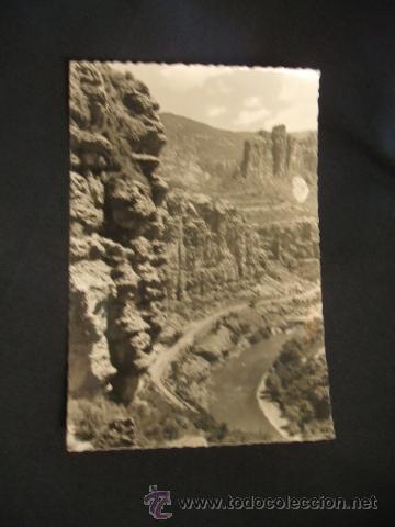 Postcards: PALLARS - DESFILADERO DE COLLEGATS Y RIO NOGUERA PALLARESA - LERIDA -