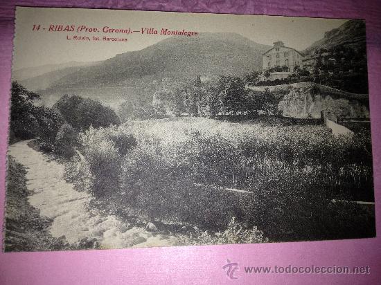 Postales: RIBAS--VILLA MONTALEGRE - Foto 1