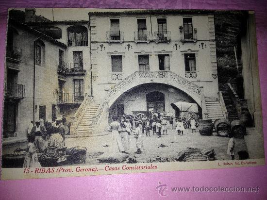 Postales: RIBAS-CASAS CONSISTORIALES - Foto 1