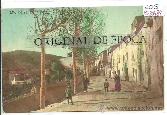 Postkarten: (PS-30489)POSTAL FOTOGRAFICA COLOREADA DE TORRELLAS DE FOIX-CALLE ARRABAL