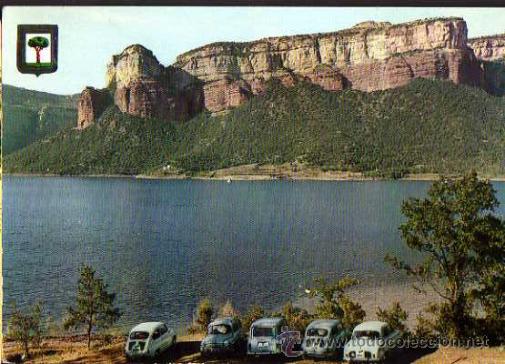 Postales: Vich. Pantano de Sau. Circulada 1975 - Foto 1