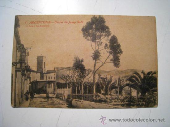 Postales: ARGENTONA: CARRER DE JOSEP SOLE - Foto 1