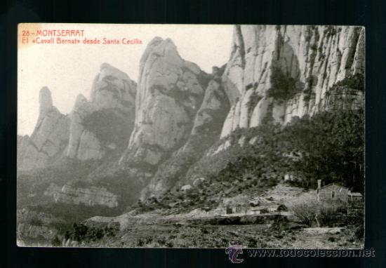 Cartoline: MONTSERRAT EL CAVALL BERNAT DESDE SANTA CECILIA - Edici&oacute;n THOMAS - POSTAL