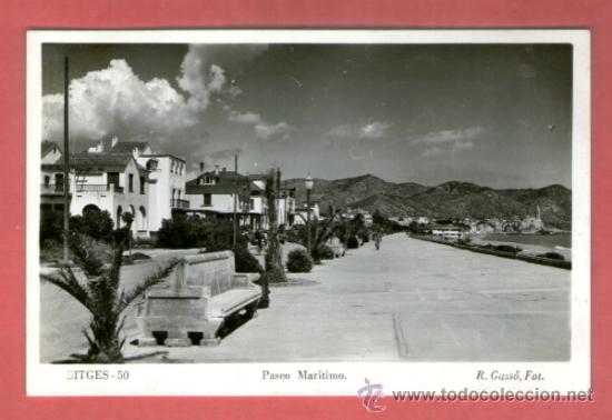 Postales: SITGES PASEO MARITIMO - Edici&oacute;n GASS&Oacute; - POSTAL - Foto 1