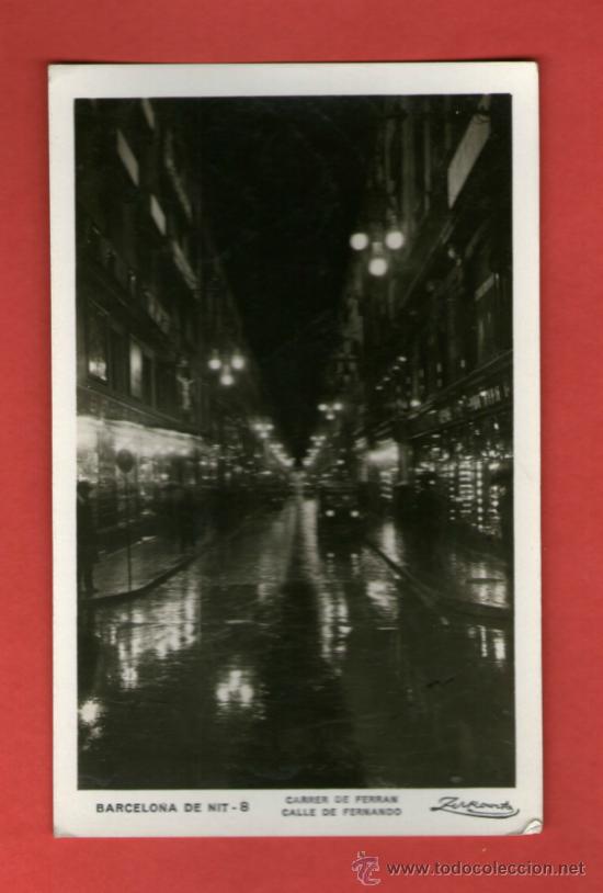 Postales: BARCELONA CARRER DE FERRAN - Edici&oacute;n ZERKOWITZ - POSTAL - Foto 1