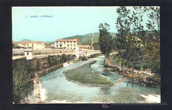 Postales: Olot. *El Fluvi&aacute;* Ed. A. Fabert n&ordm; 2. Nueva. - Foto 1