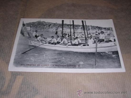 Postcards: STA CRISTINA DE LLORET  - LA PROCESION MARITIMA ( B )