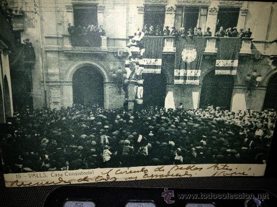 Postales: VALLS CASA CONSISTORIAL  N&ordm; 15 THOMAS- - Foto 1