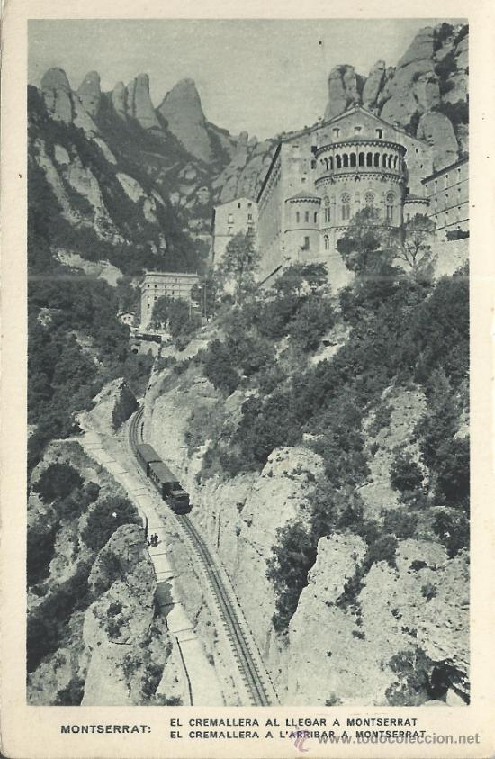 Postales: BARCELONA MONASTERIO DE MONTSERRAT ESCRITA - Foto 1