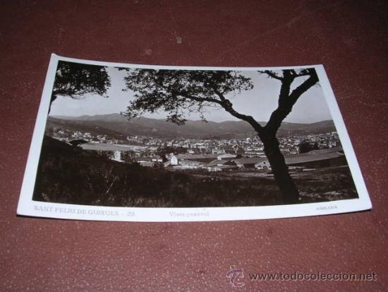 Postcards: SANT FELIU DE GUIXOLS -28 VISTA GENERAL -GUILERA CIRCULADA 1935- 14X9 CM.