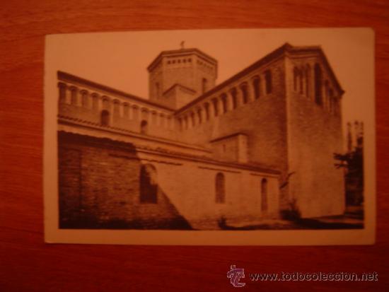 Cartes Postales: POSTAL MONESTIR DE RIPOLL VISTA LATERAL  L. ROISIN FOT .SIN CIRCULAR