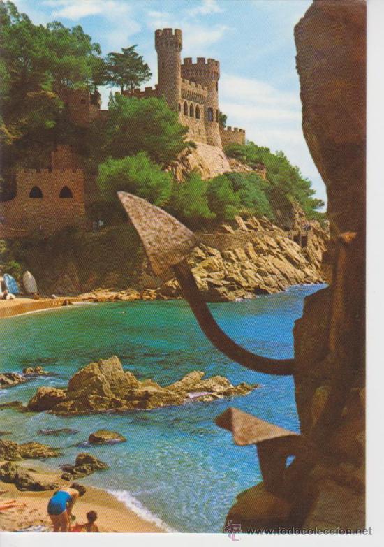 Postales: (723) LLORET DE MAR. CASTILLO Y PLAYA - Foto 1