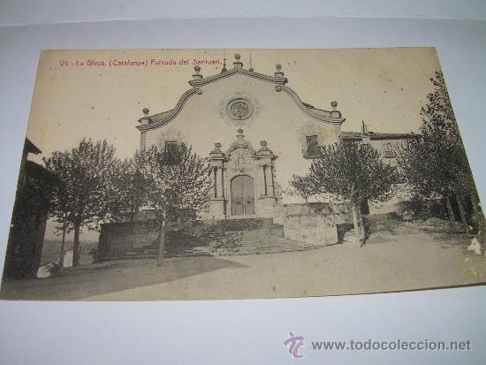 Postcards: ANTIGUA POSTAL.....LA GLEVA....FATXADA DEL SANTUARI.