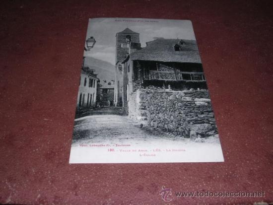 Postcards: 130 - VALLE DE ARAN - LES - LA IGLESIA ,LOS PIRINEOS 1&ordf; SERIE PHOT. LABOUCHE - 14X9 CM.